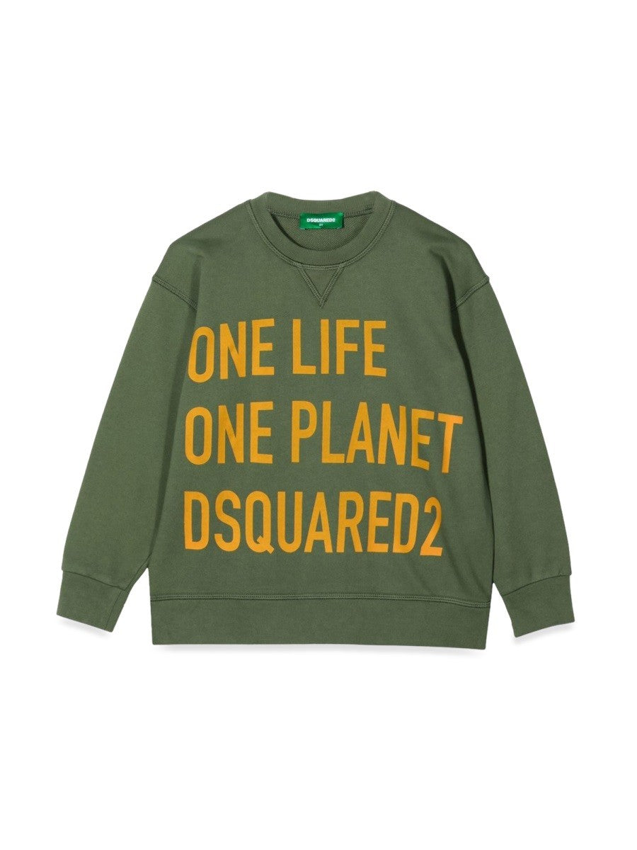 Dsquared ONE LIFE ONE PLANET SWEATSHIRT