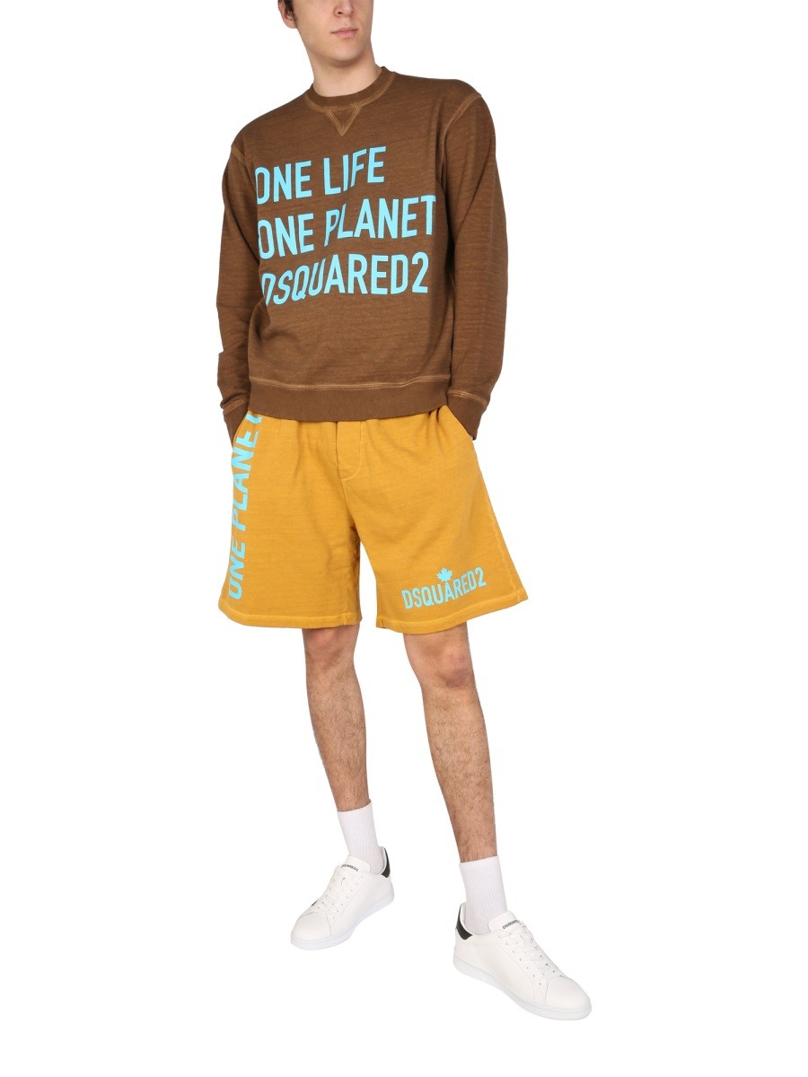 Dsquared "ONE LIFE ONE PLANET" SWEATSHIRT