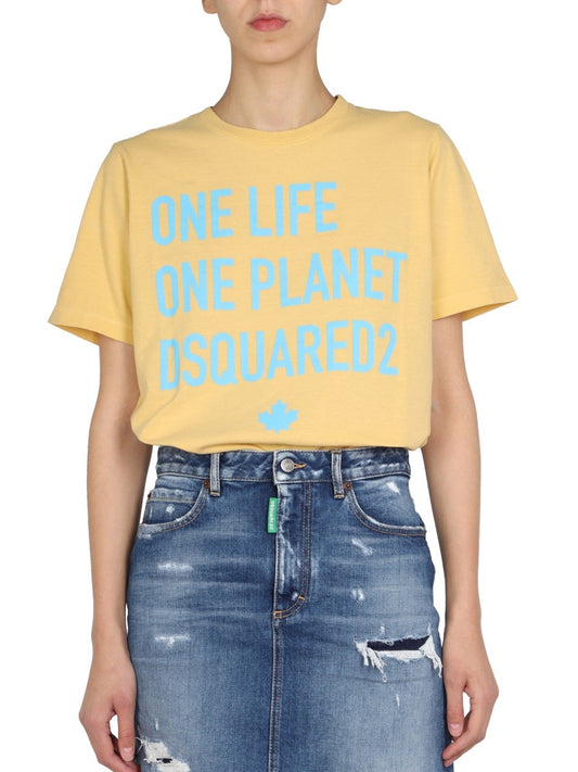 Dsquared "ONE LIFE ONE PLANET" T-SHIRT