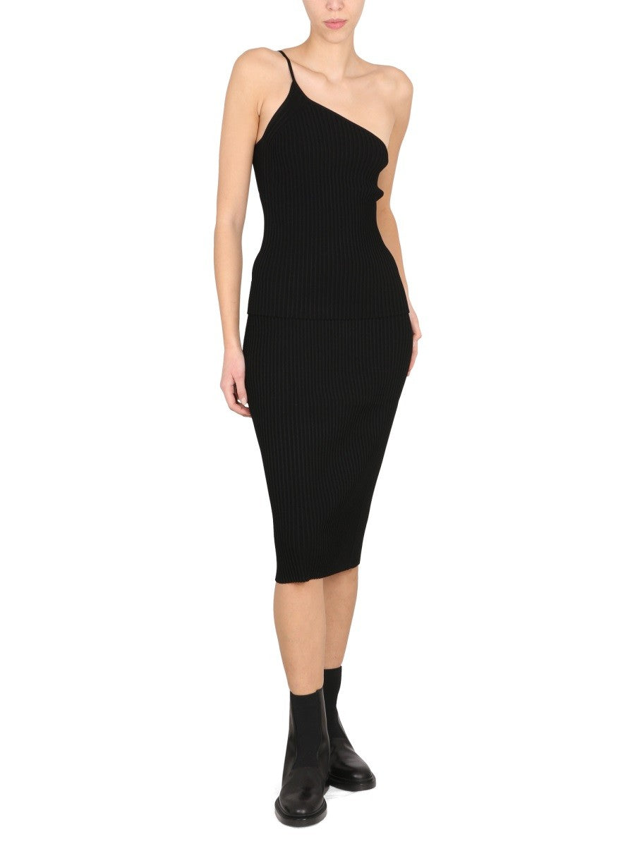 Helmut Lang ONE-SHOULDER DRESS