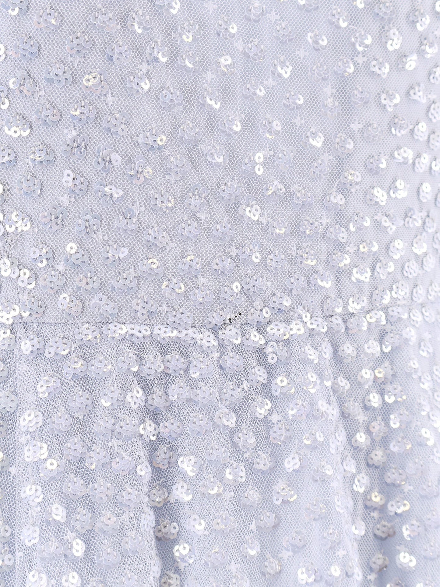 NEEDLE & THREAD One-shoulder long dress with sequins