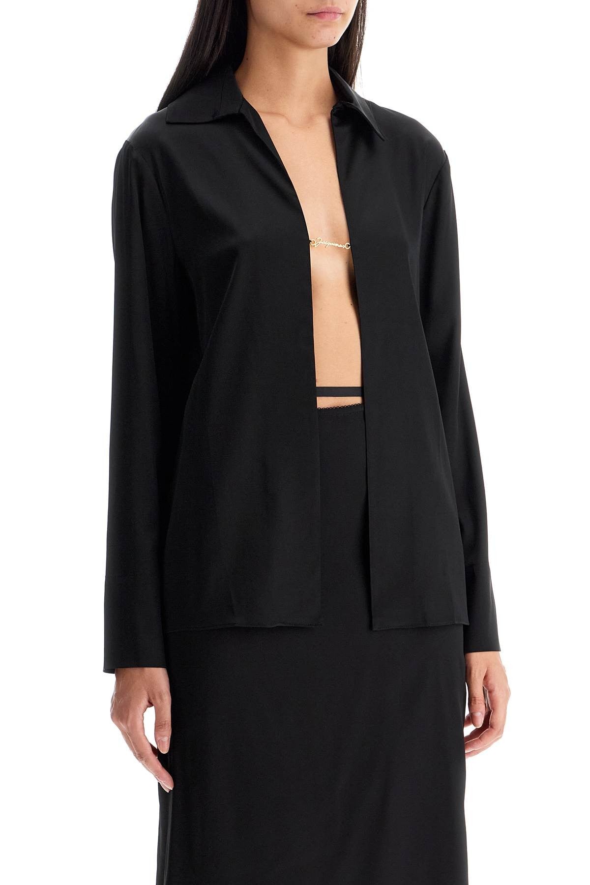 JACQUEMUS open shirt 'the night chemise