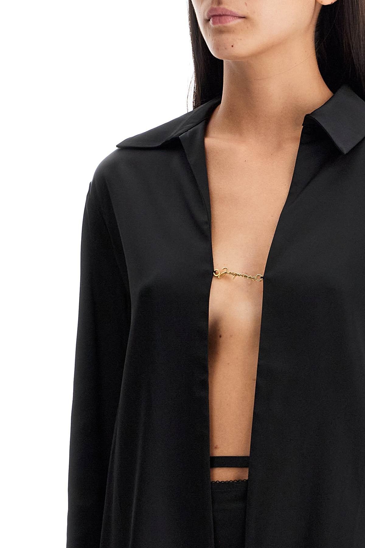 JACQUEMUS open shirt 'the night chemise