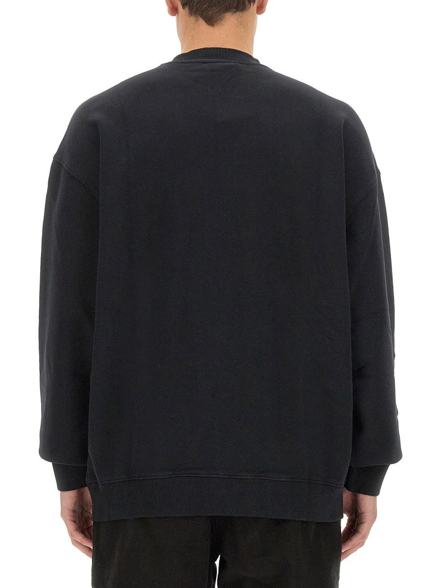 MARCELO BURLON COUNTY OF MILAN OPTICAL CROSS SWEATSHIRT