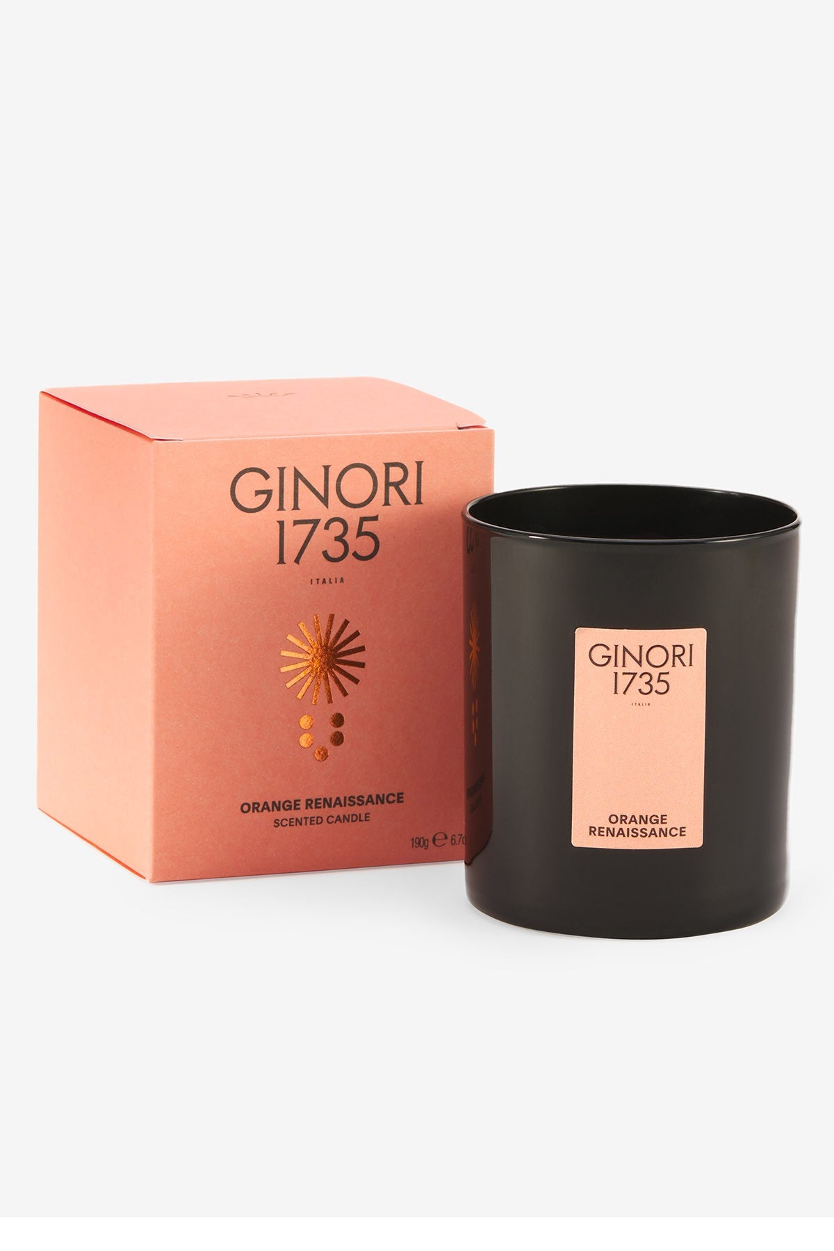 GINORI 1735 orange renaissance scented candle refill for il seguace 190 gr