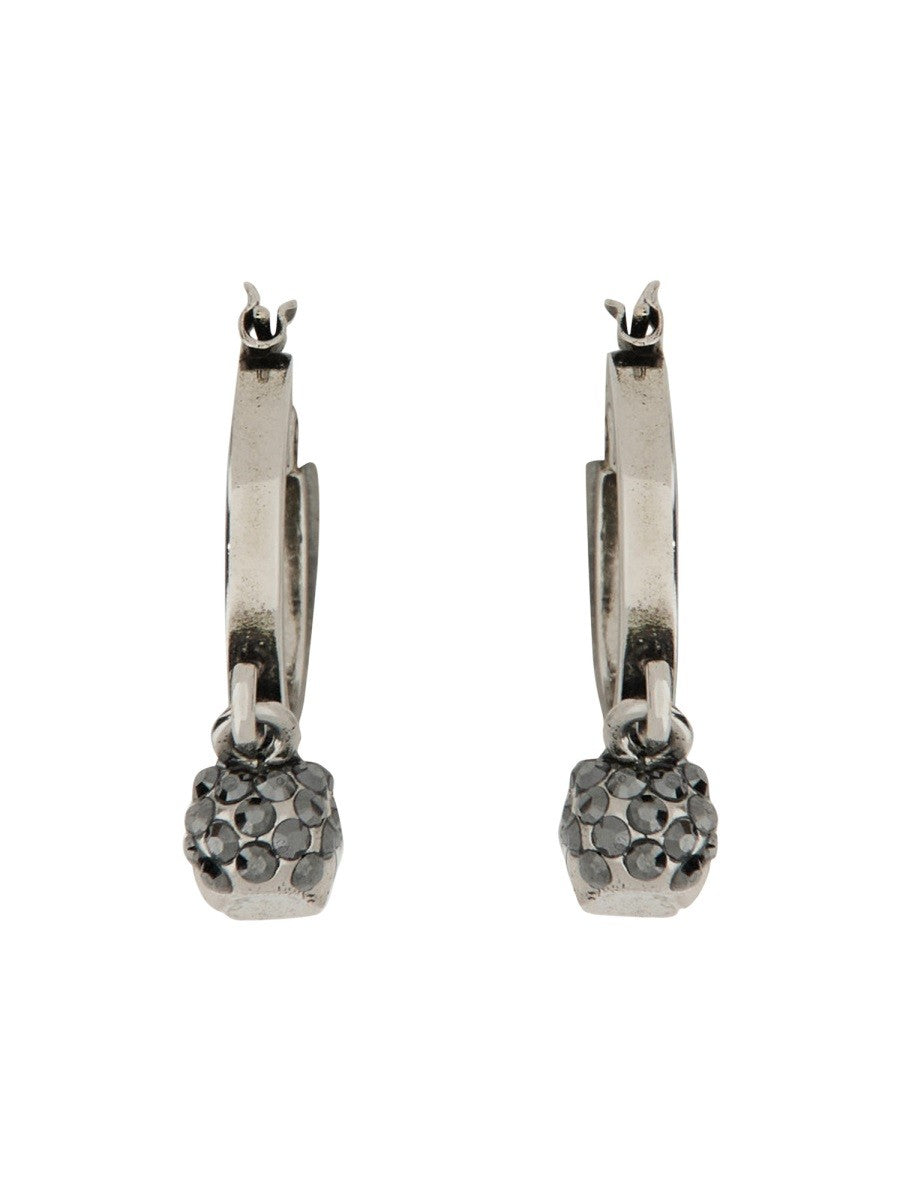 Alexander Mcqueen SKULL HOOP EARRINGS