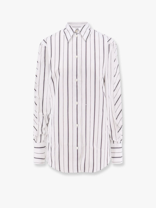 TOTEME Organic cotton shirt with striped motif