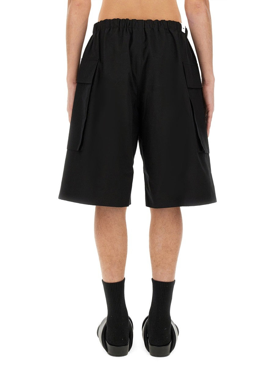 JIL SANDER ORGANIC COTTON SHORTS