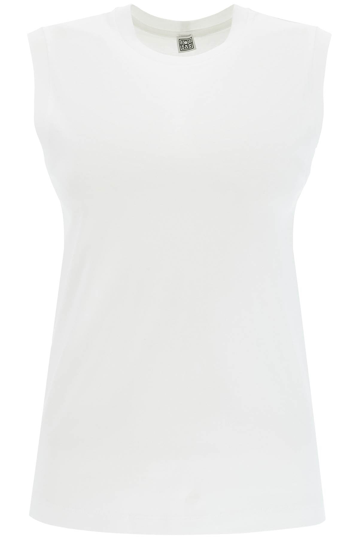 TOTEME organic cotton sleeveless top for