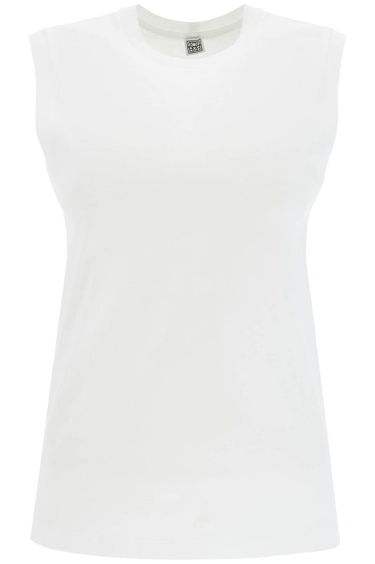 TOTEME organic cotton sleeveless top for