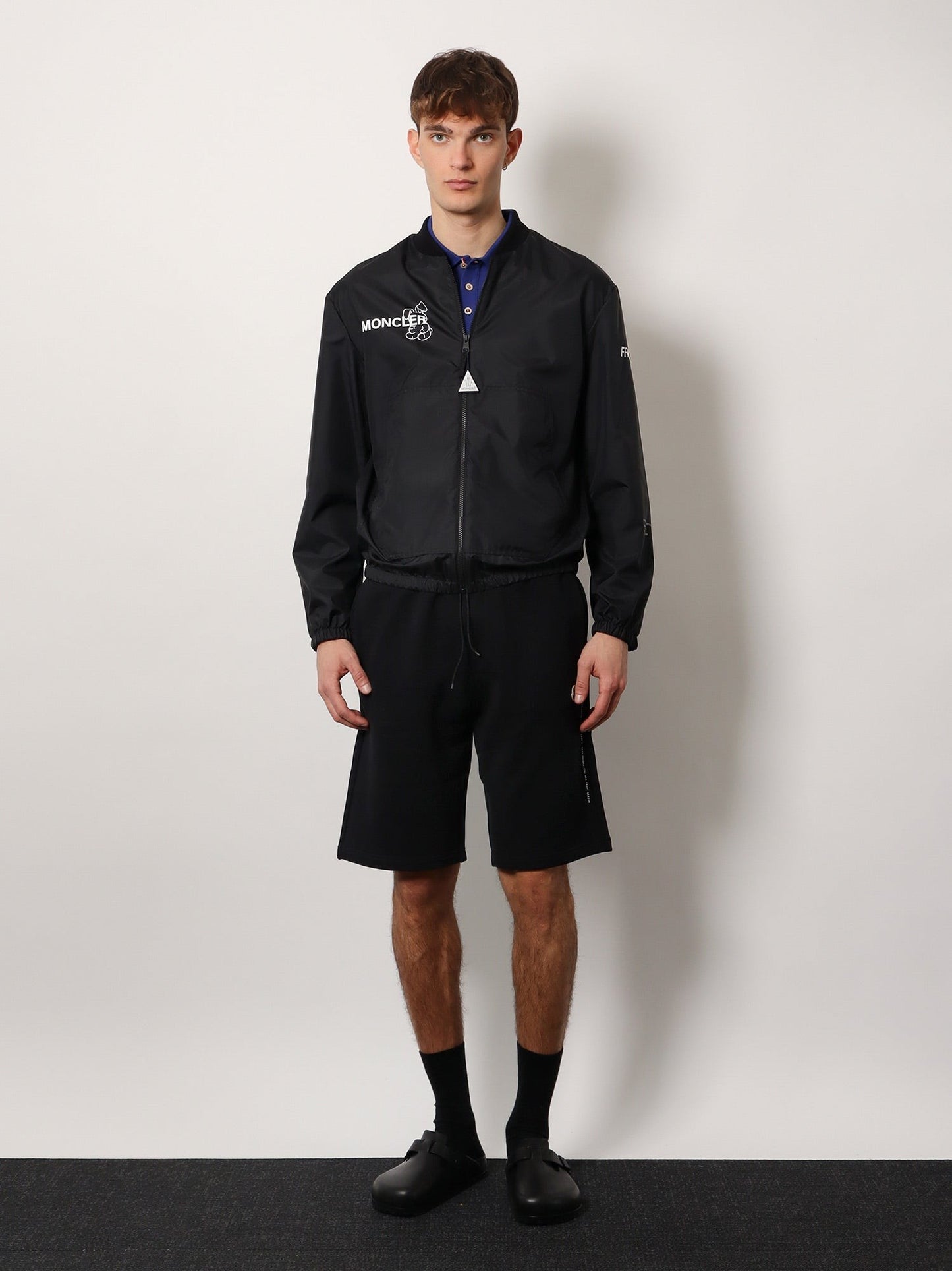 MONCLER GENIUS Ostria 7 moncler frgmt hiroshi fujiwara jacket with maxi print