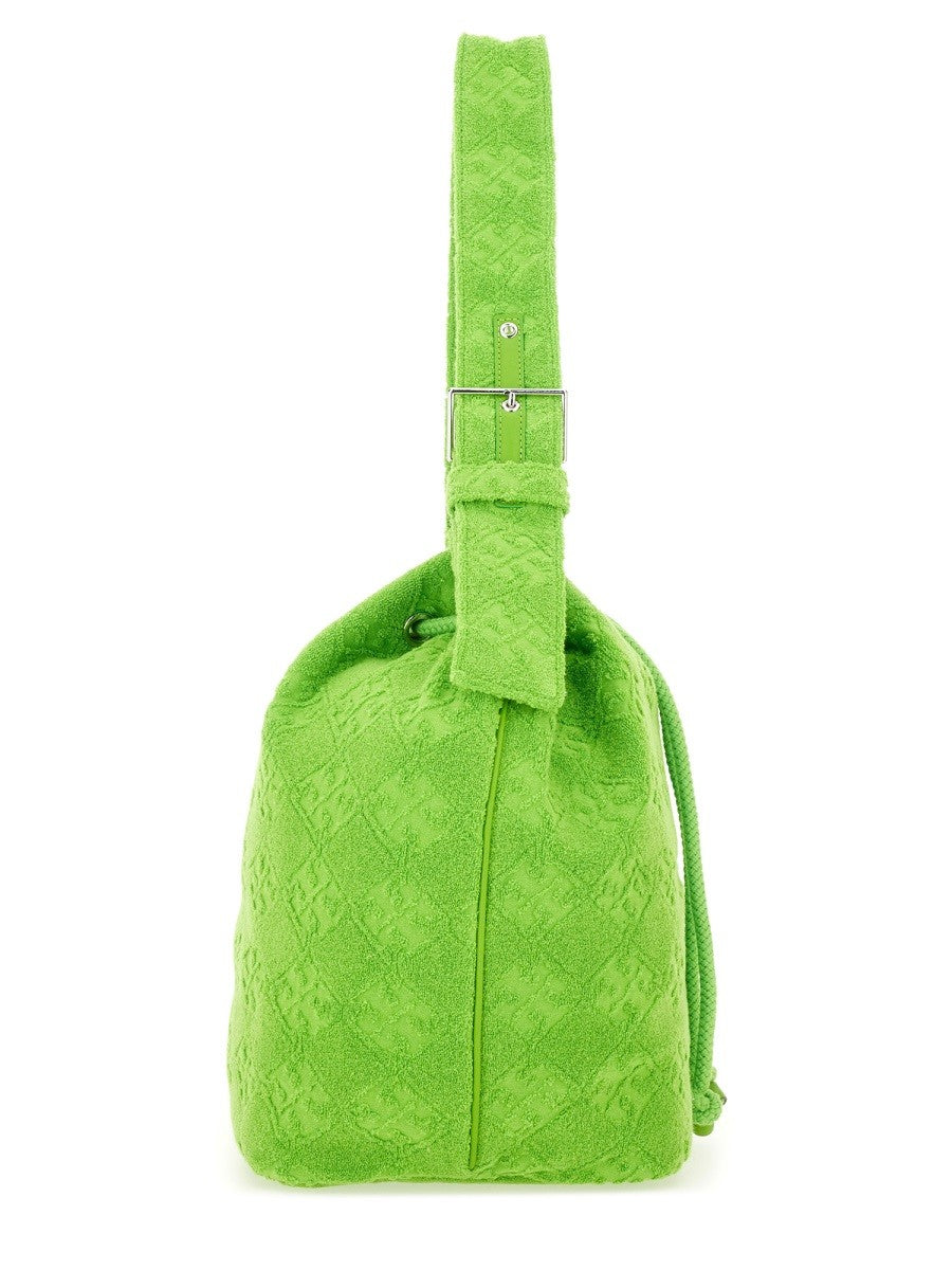 Tory Burch OVERSIZED "T MONOGRAM" BUCKET BAG