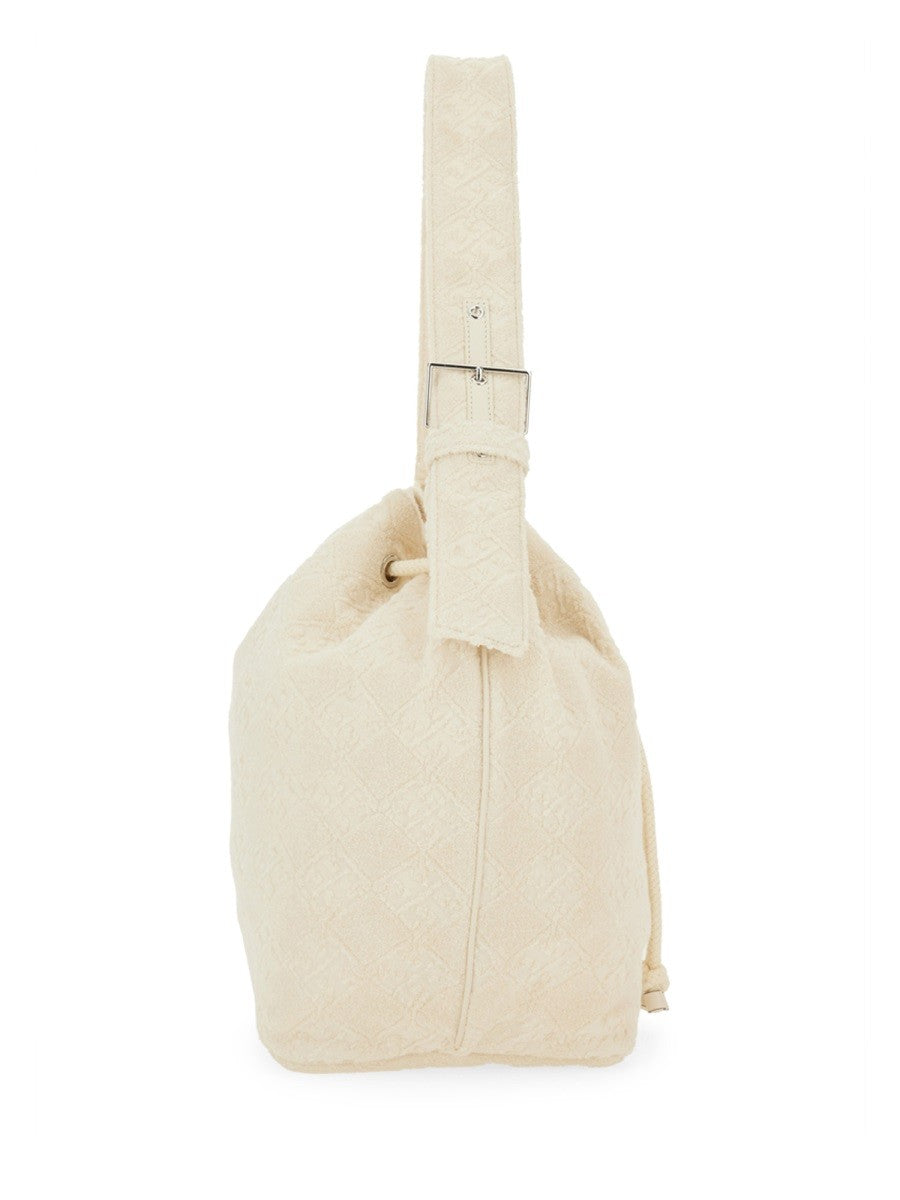 Tory Burch OVERSIZED "T MONOGRAM" BUCKET BAG