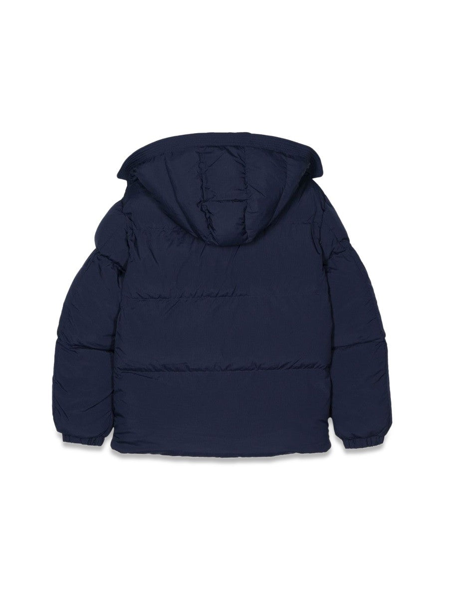 DIESEL KIDS PADDED DOWN JACKET WITH HOOD