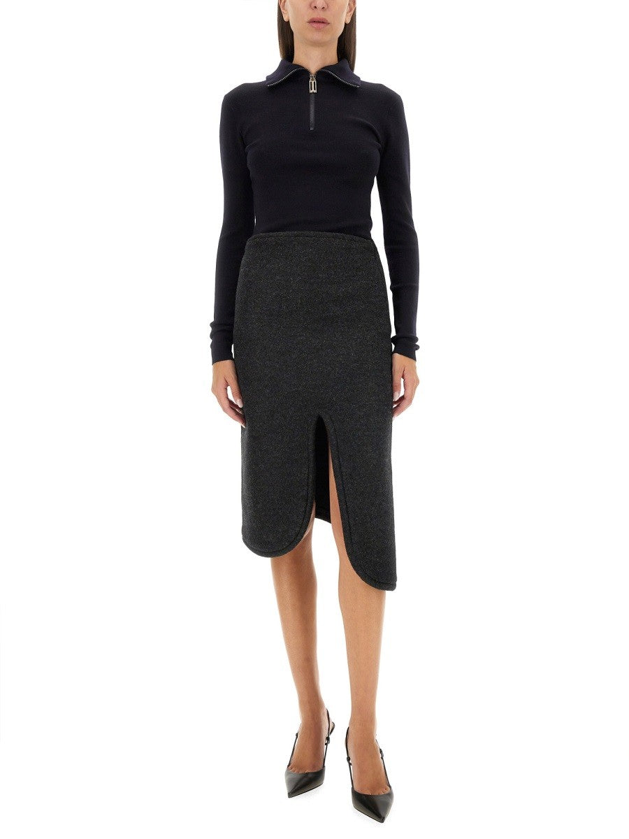 Victoria Beckham PADDED SKIRT WITH TUBE DETAIL