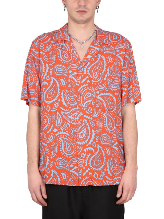 MARCELO BURLON COUNTY OF MILAN PAISLEY HAWAII SHIRT