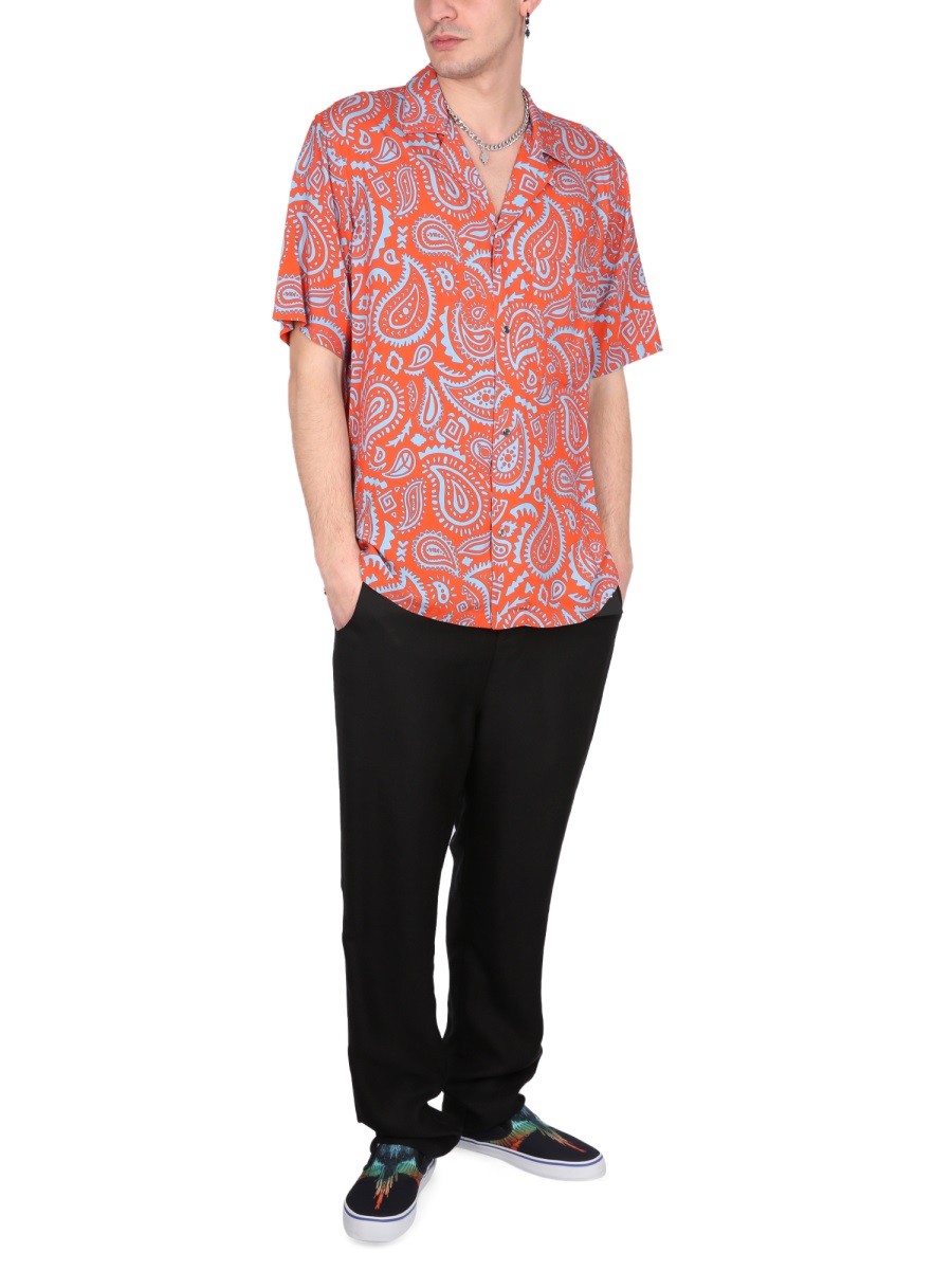 MARCELO BURLON COUNTY OF MILAN PAISLEY HAWAII SHIRT