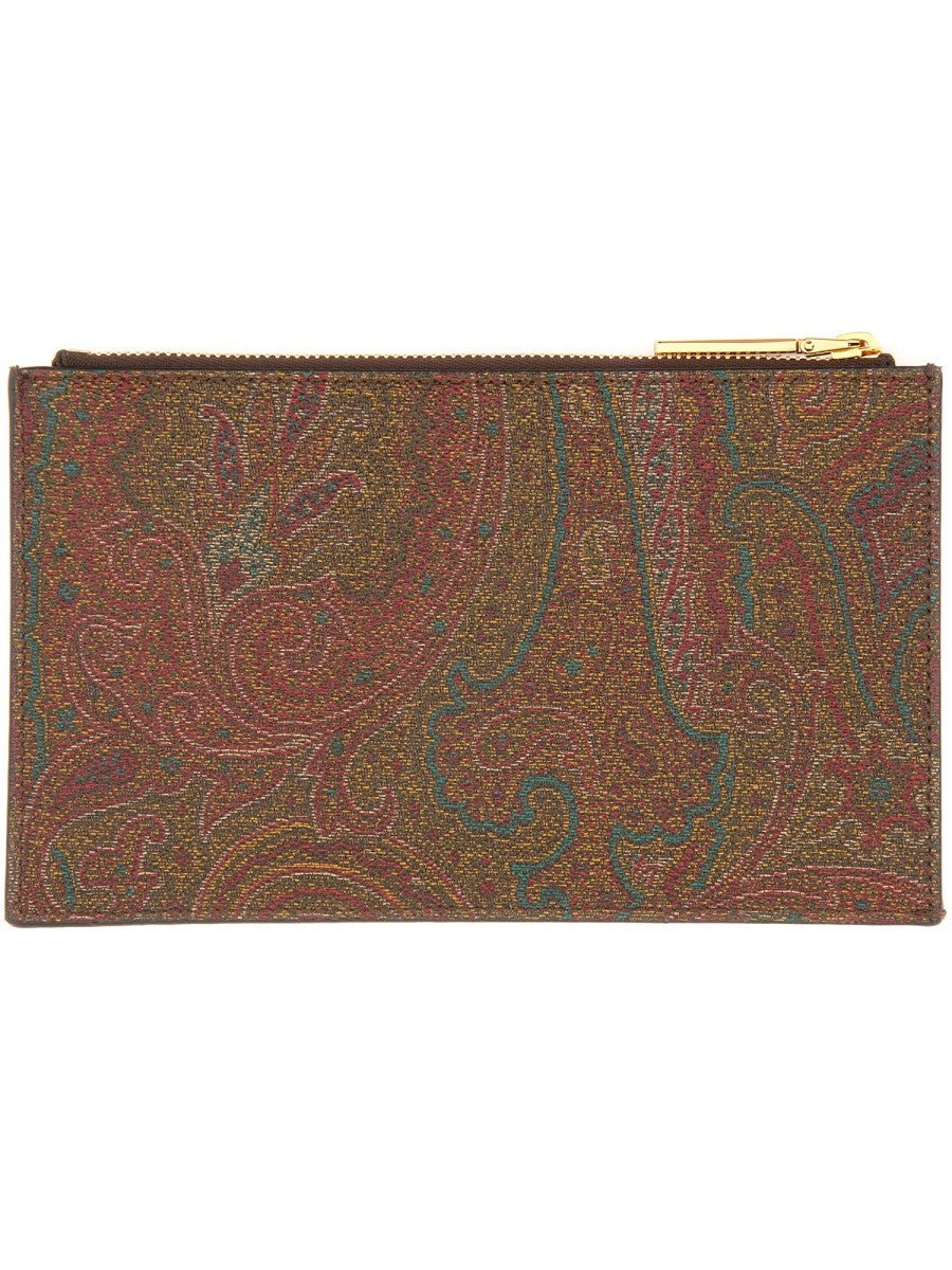 Etro PAISLEY JACQUARD POUCH SMALL