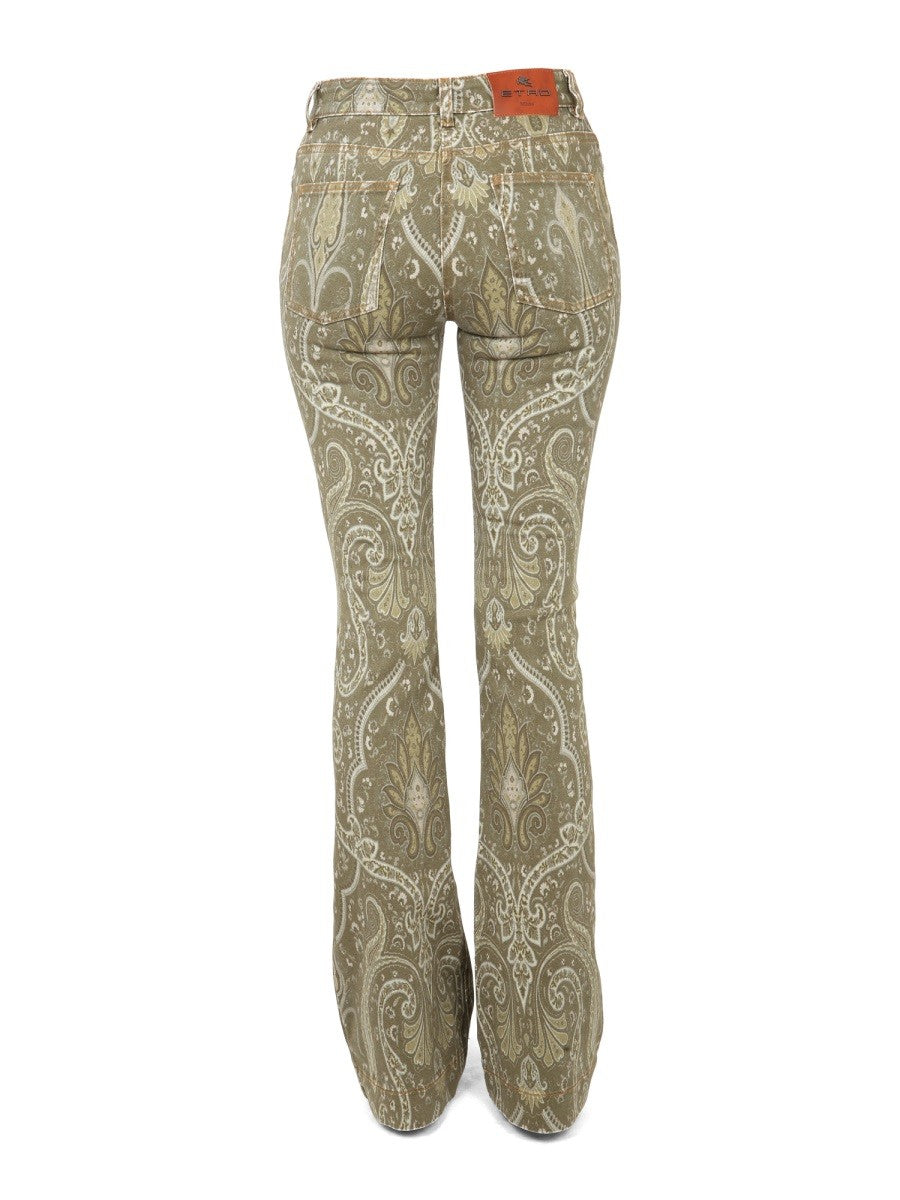 Etro PAISLEY PRINT JEANS