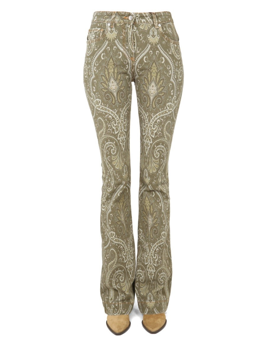 Etro PAISLEY PRINT JEANS