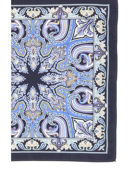 Etro PAISLEY SILK POCKET HANDKERCHIEF