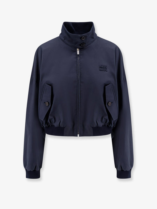 Miu Miu Panama jacket with Miu Miu patch