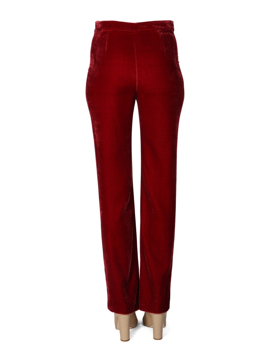 Boutique Moschino PANNÉ VELVET PANTS