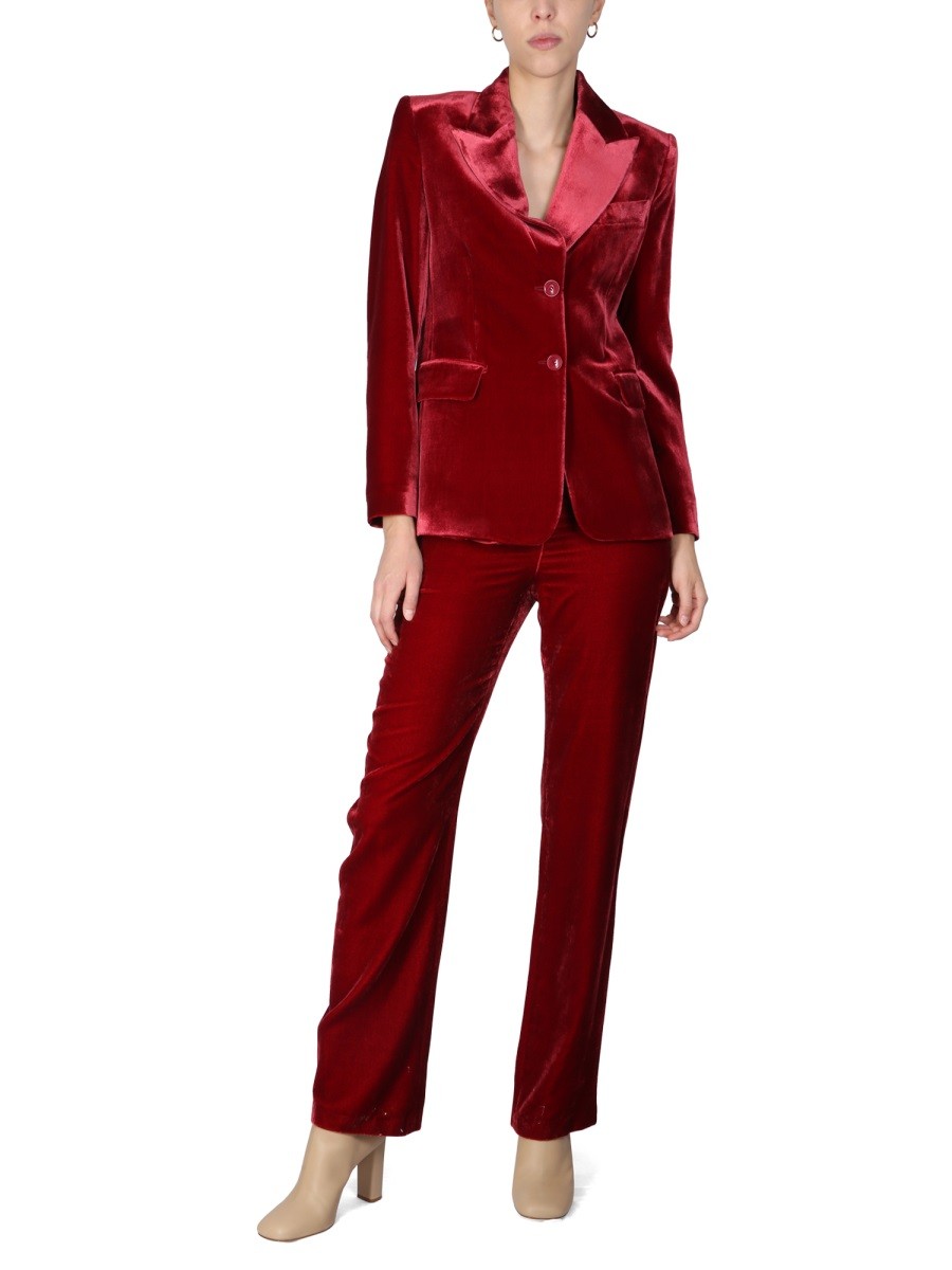 Boutique Moschino PANNÉ VELVET PANTS