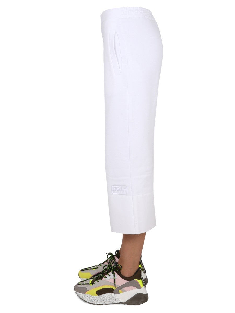 stella mccartney PANTALONE CON RICAMO LOGO