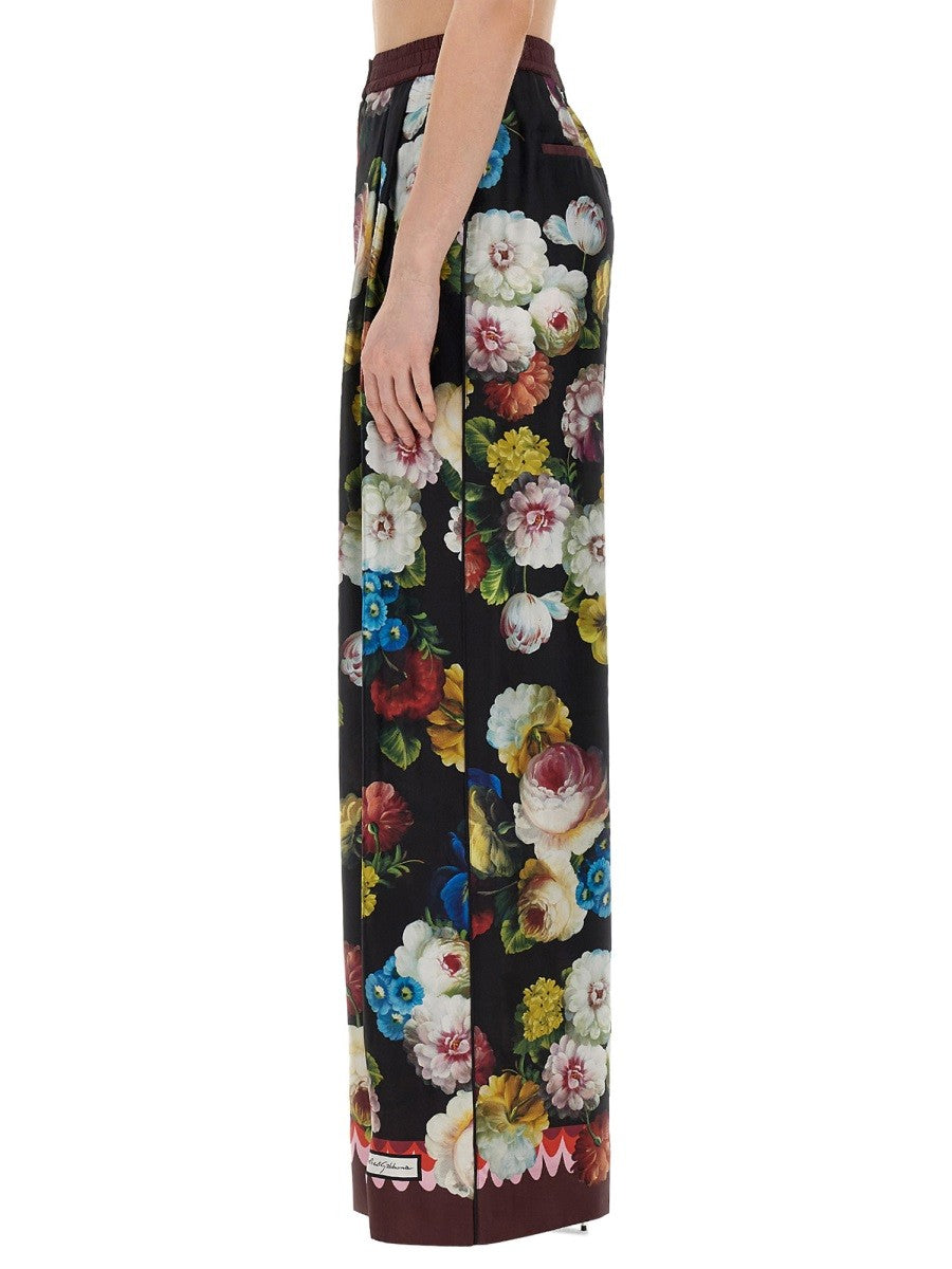 Dolce & Gabbana PANTS WITH FLORAL PRINT