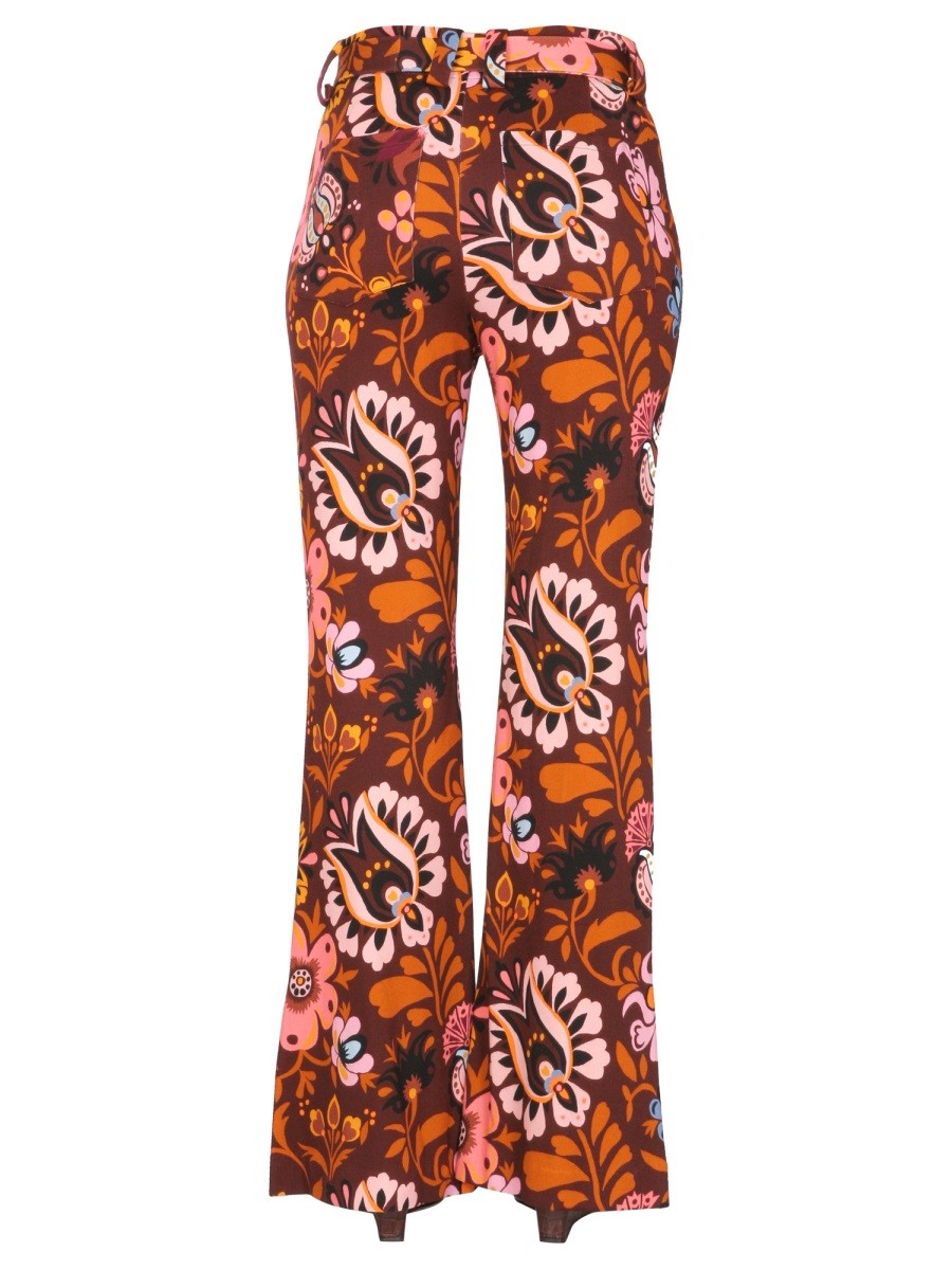 LA DOUBLEJ PANTS WITH SELVA PRINT