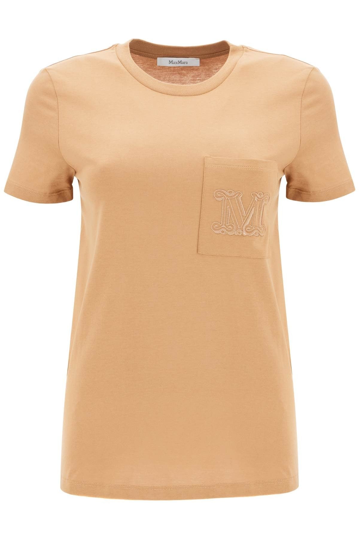 Max Mara 'papaya' embroidered pocket