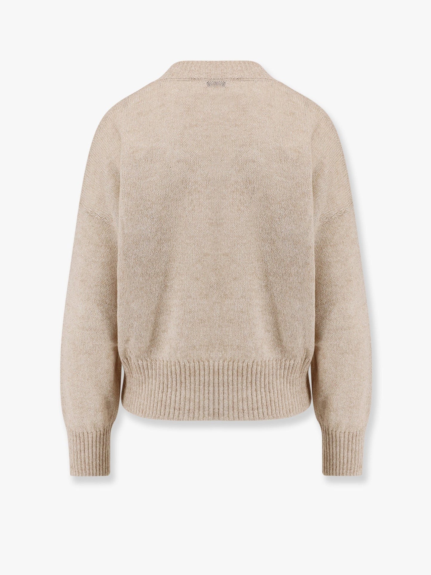 Brunello Cucinelli Paper yarn and mohair sweater with lurex effect