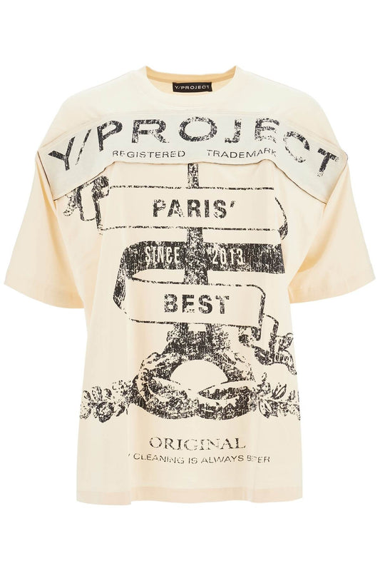 Y PROJECT "paris' best t-shirt with