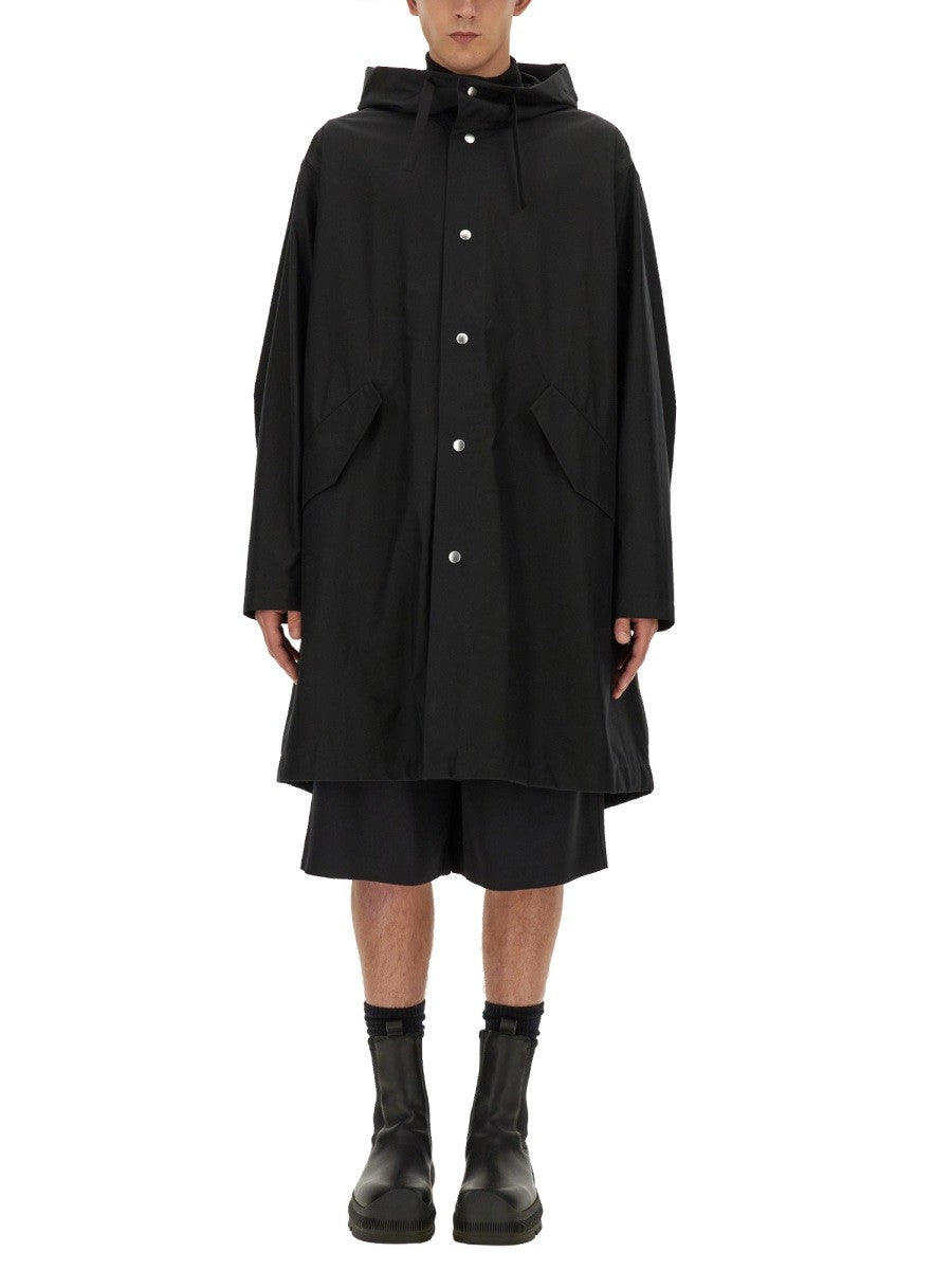 JIL SANDER PARKA WITH LOGO