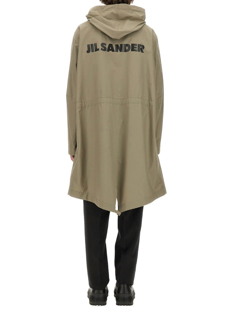 JIL SANDER PARKA WITH LOGO