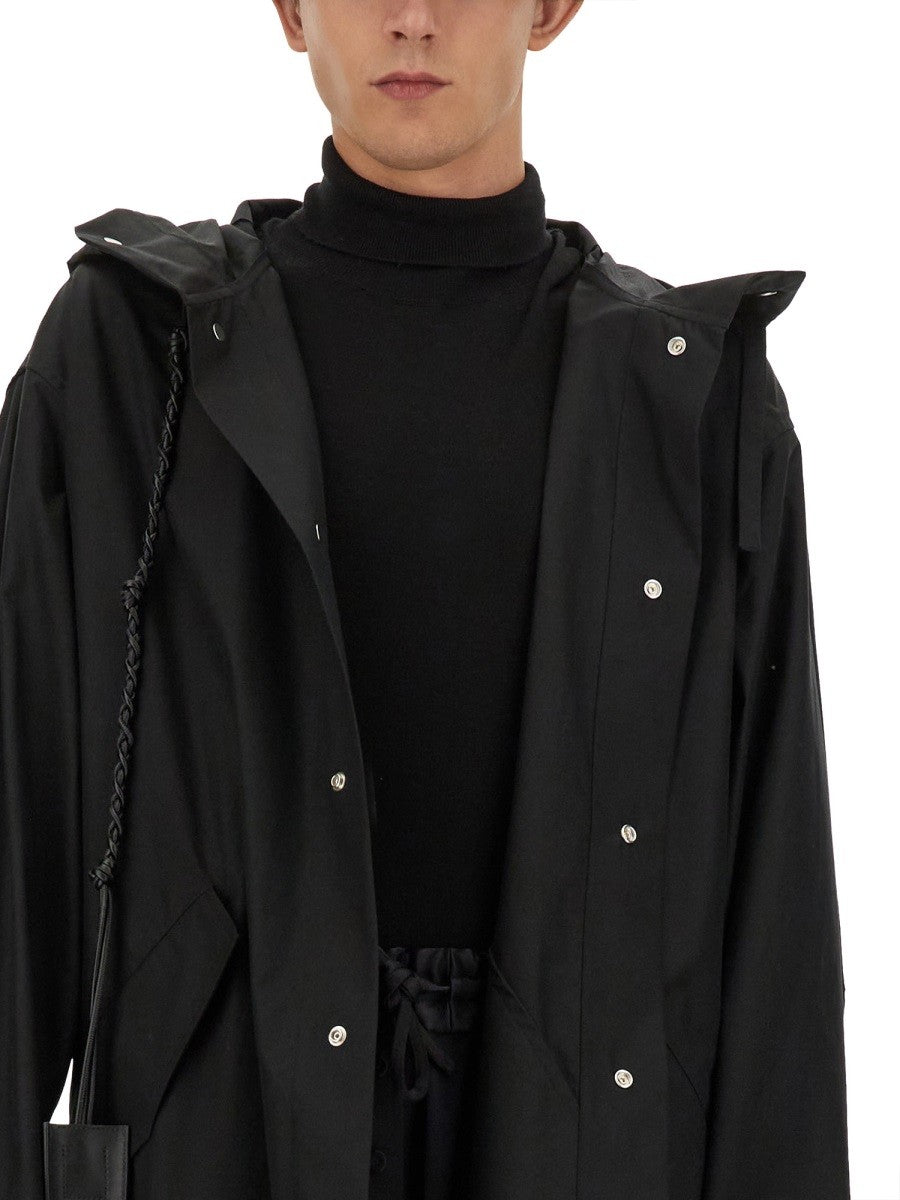 JIL SANDER PARKA WITH LOGO