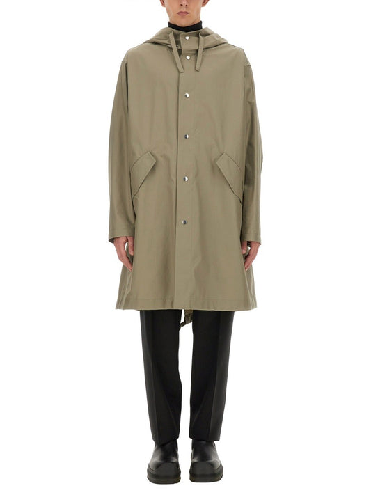 JIL SANDER PARKA WITH LOGO