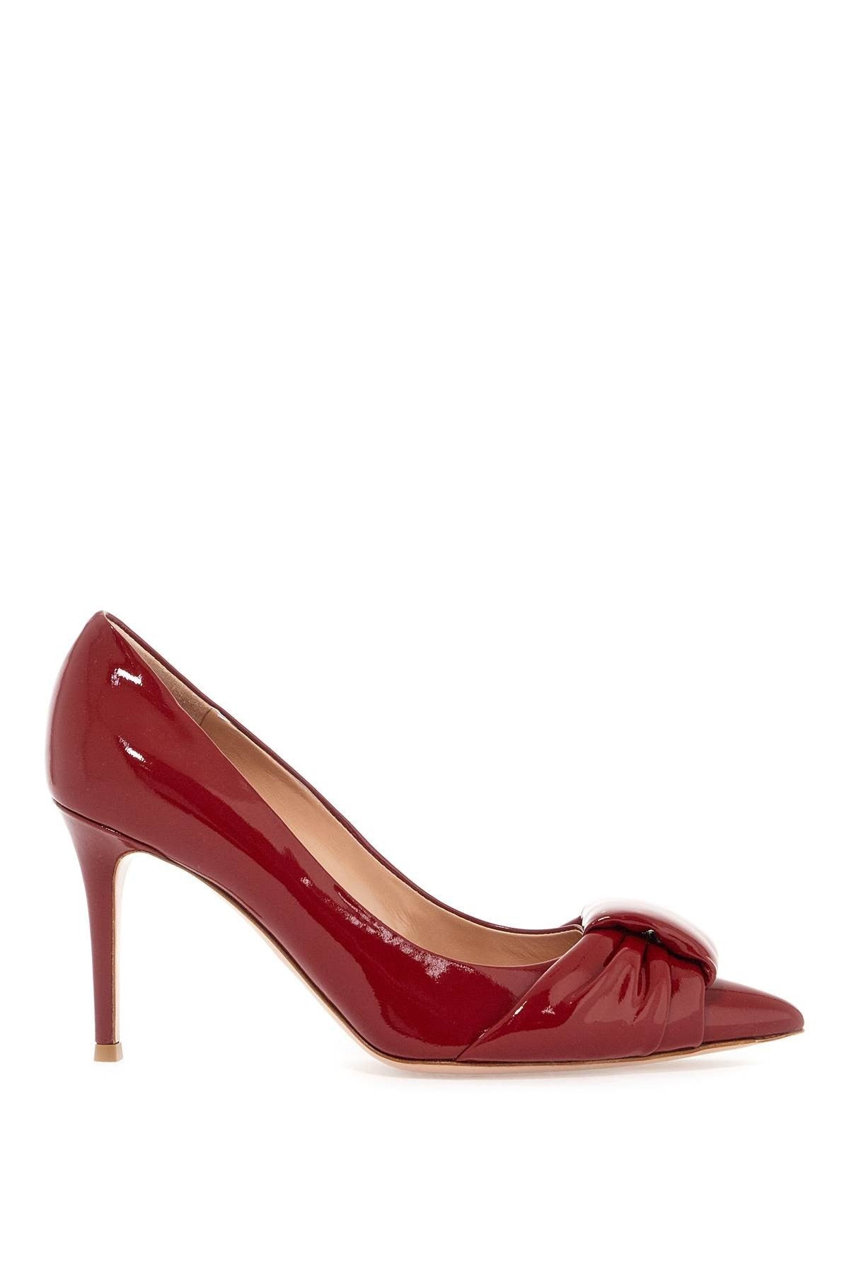 GIANVITO ROSSI 'patent leather dã©collet