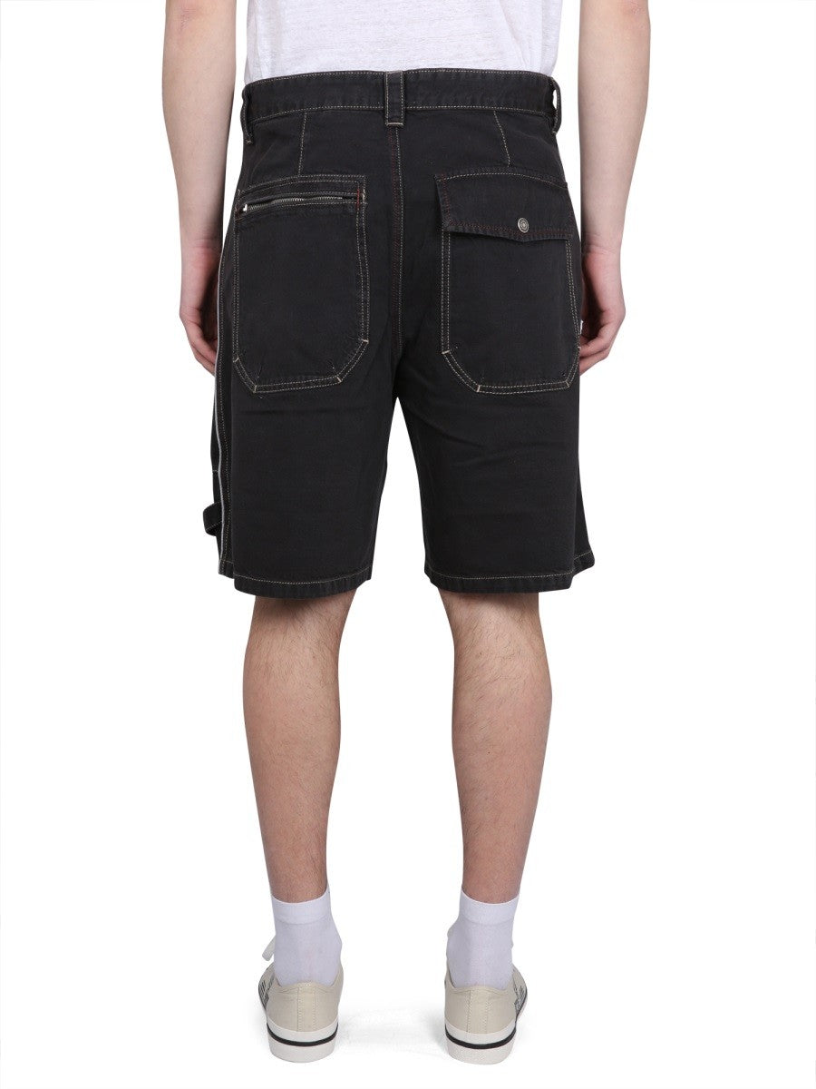 MARANT PEIO DENIM BERMUDA SHORTS