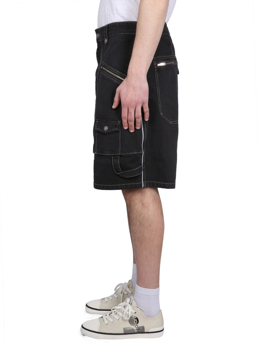 MARANT PEIO DENIM BERMUDA SHORTS