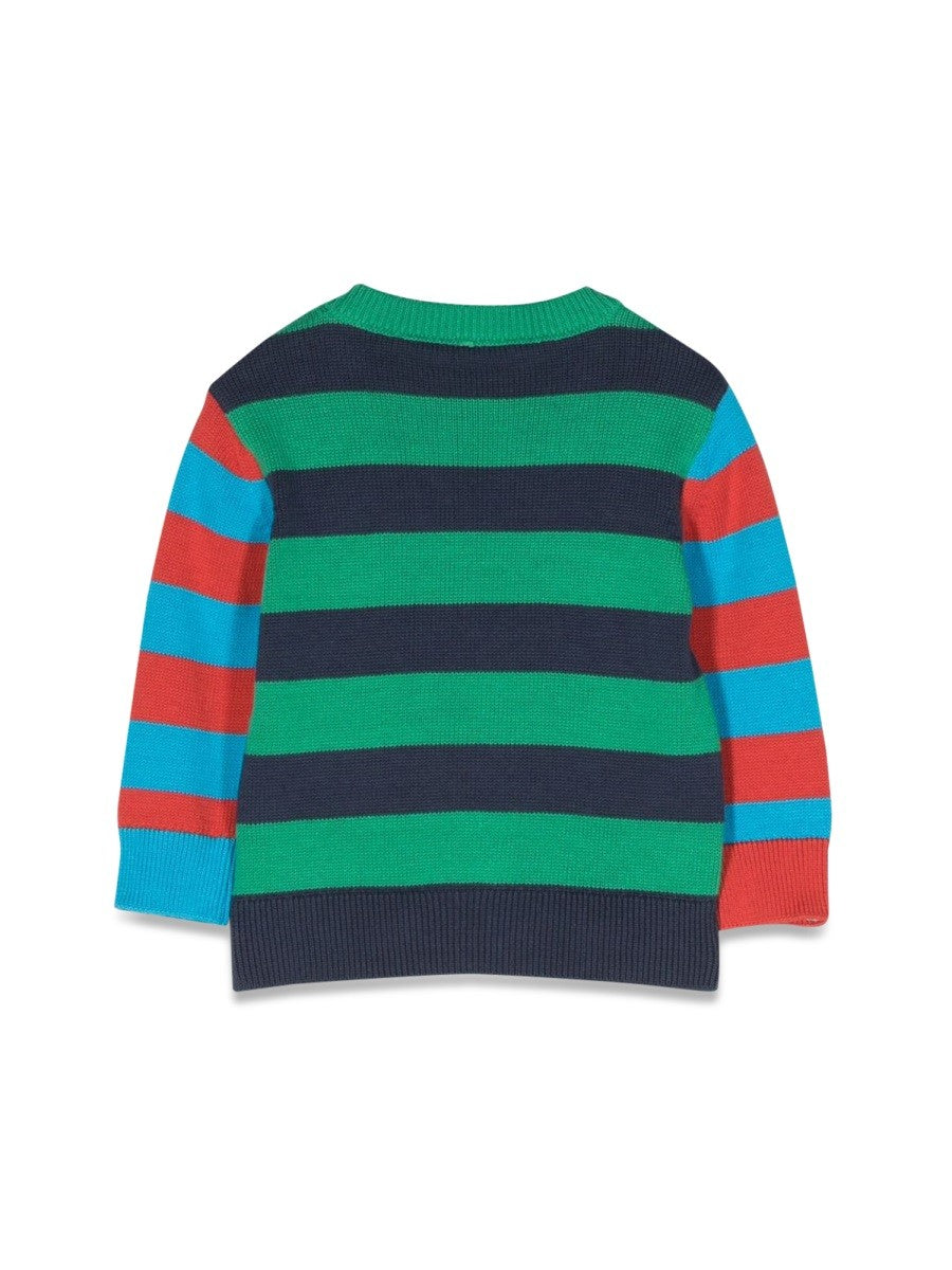 stella mccartney penguin stripes crew neck pullover