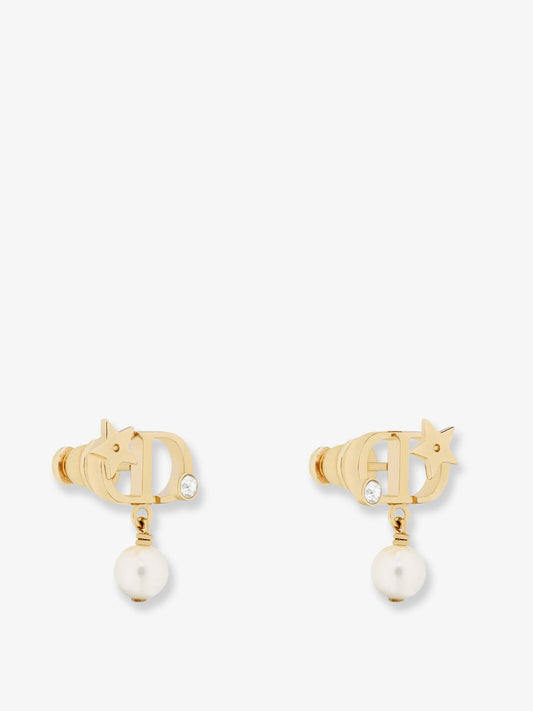 Dior Petit CD Lucky Star metal earrings