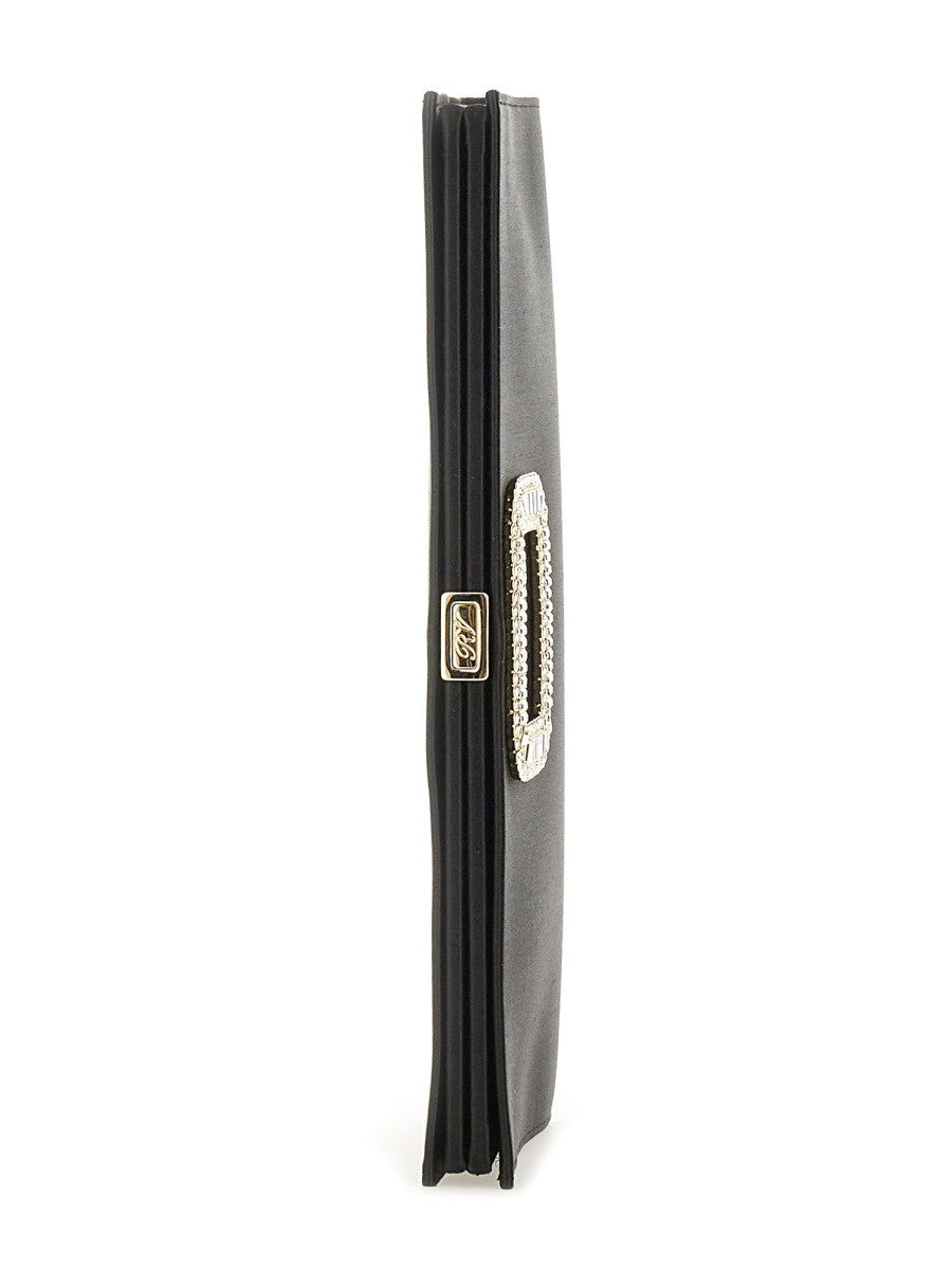ROGER VIVIER "PILGRIM" BUCKLE CLUTCH BAG