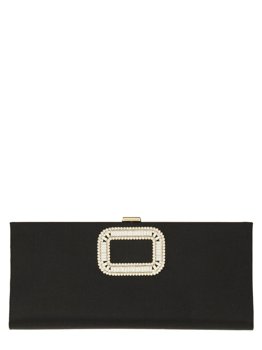 ROGER VIVIER "PILGRIM" BUCKLE CLUTCH BAG