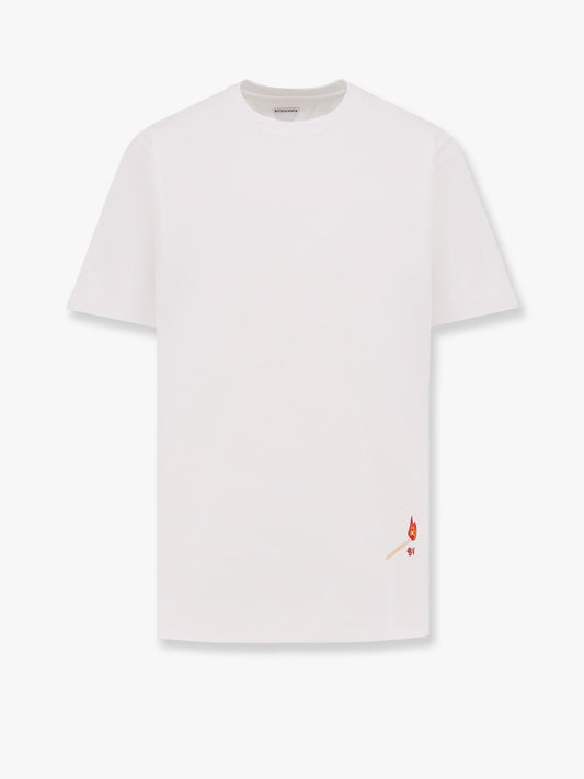 Bottega Veneta Pima cotton jersey t-shirt with match embroidery