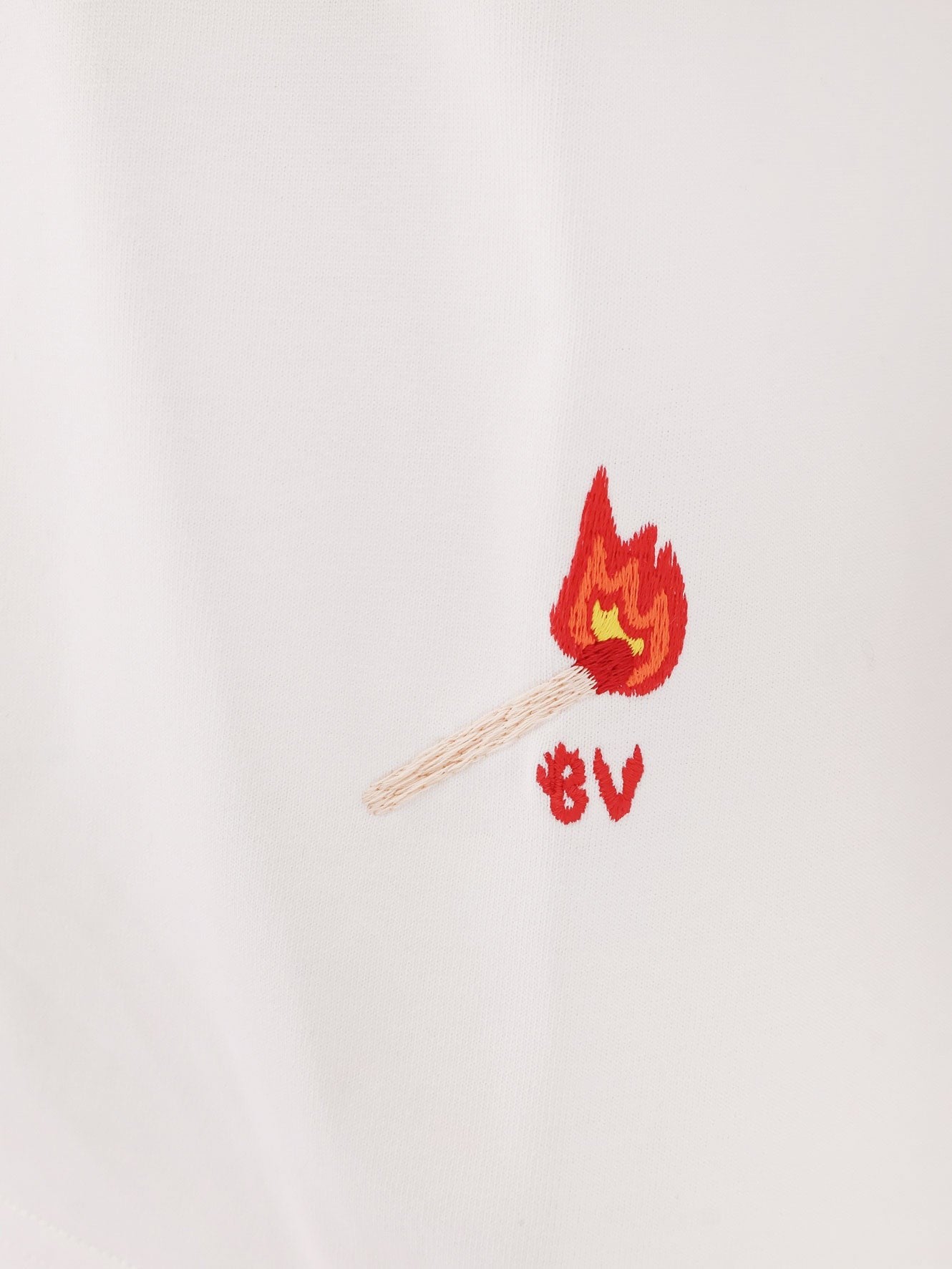 Bottega Veneta Pima cotton jersey t-shirt with match embroidery