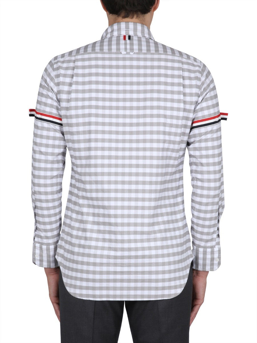 THOM BROWNE PLAID SHIRT