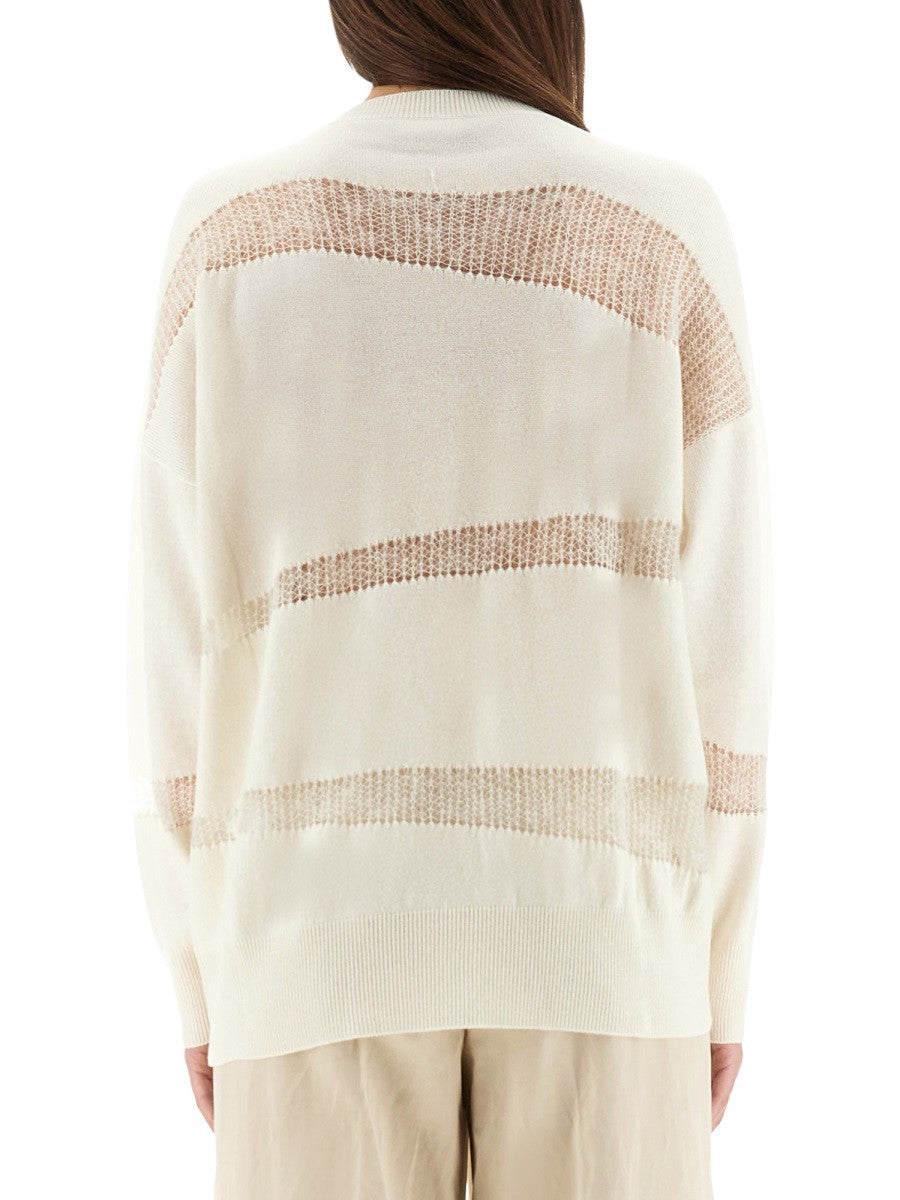 Fabiana Filippi PLATINUM AND MOHAIR KNIT