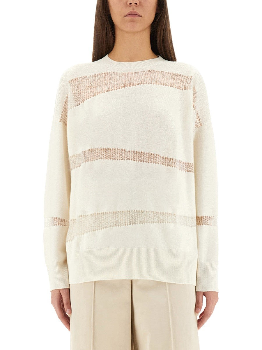 Fabiana Filippi PLATINUM AND MOHAIR KNIT